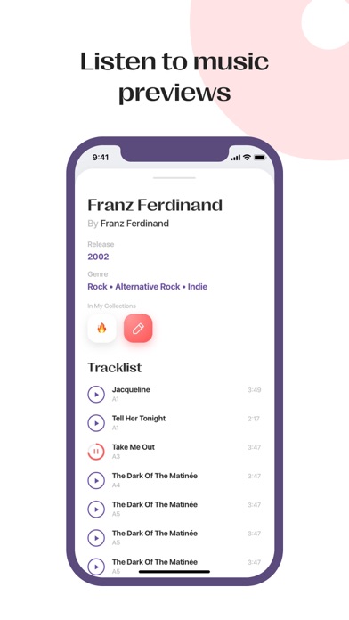 Vinyls: Manage your collection Screenshot