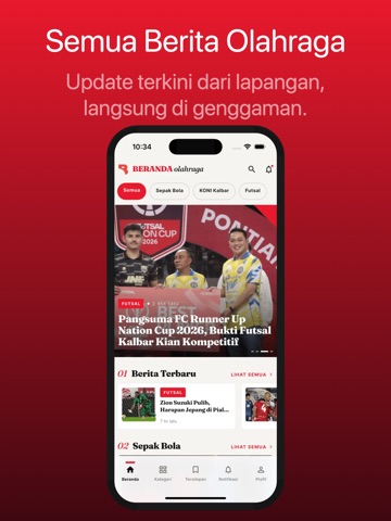 Beranda Olahraga iPad screenshot 1