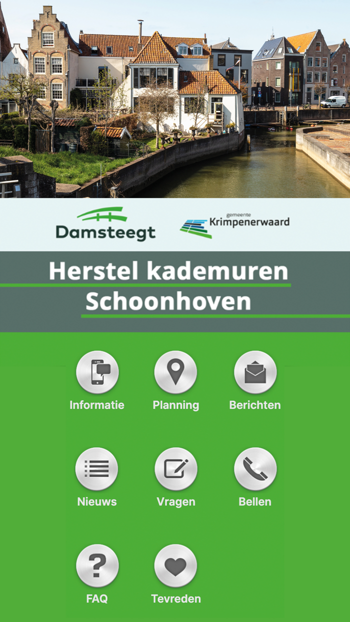 Herstel kademuren Schoonhoven