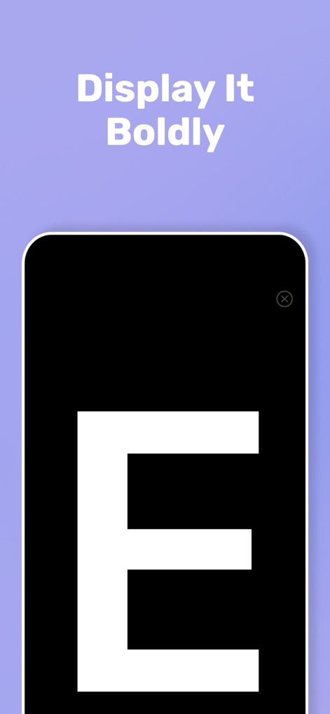 Big Letters - Text Display - Utilities App | MWM