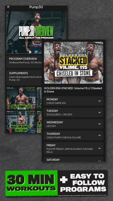 CoryG Fitness Screenshot