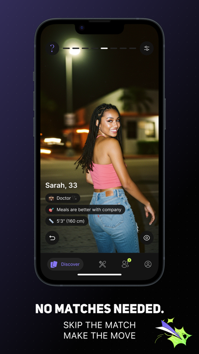 Up4aDate – Meet & Dine IRL iPhone screenshot 2 - Lifestyle app