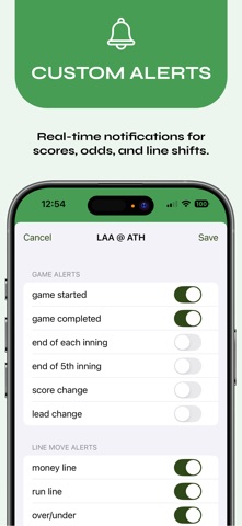 Live Scores and Odds iPhone screenshot