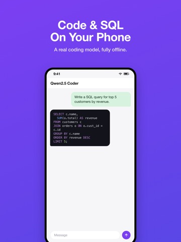 privateSLM: Local AI Chat iPad screenshot