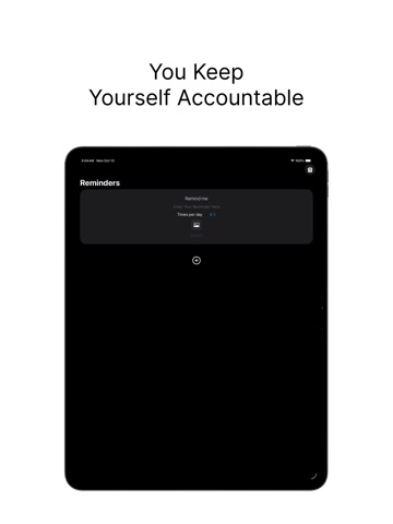 Hey Me, Remind Me iPad screenshot