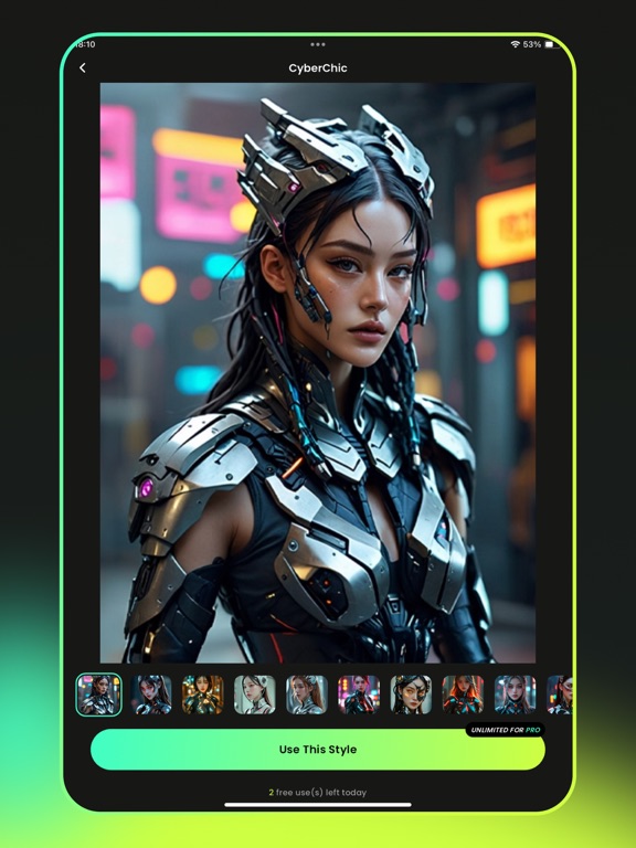 App screenshot