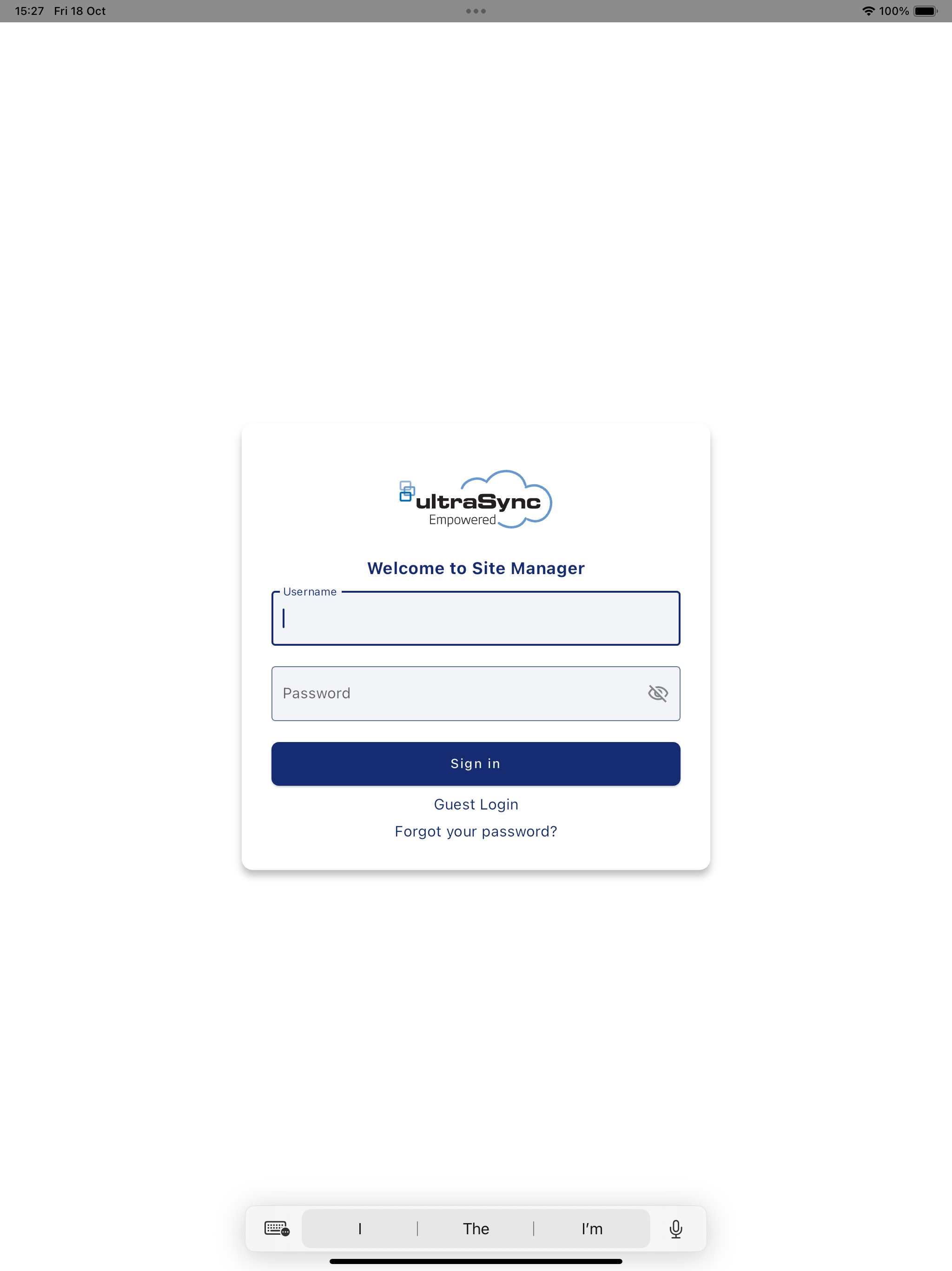 UltraSync Site Manager