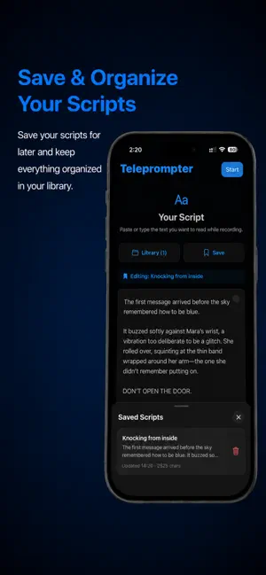 Teleprompter: Speak Easy screenshot 4