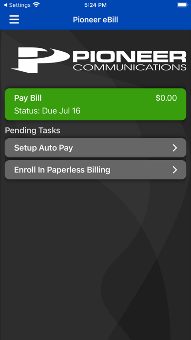 Pioneer eBill Screenshot