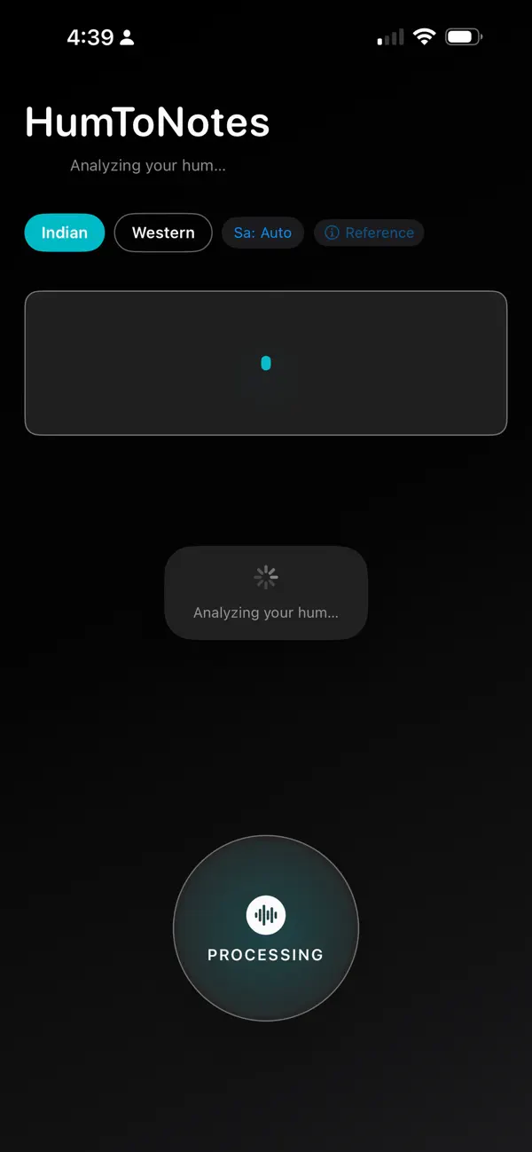 Screenshot #1 pour Hum To Notes