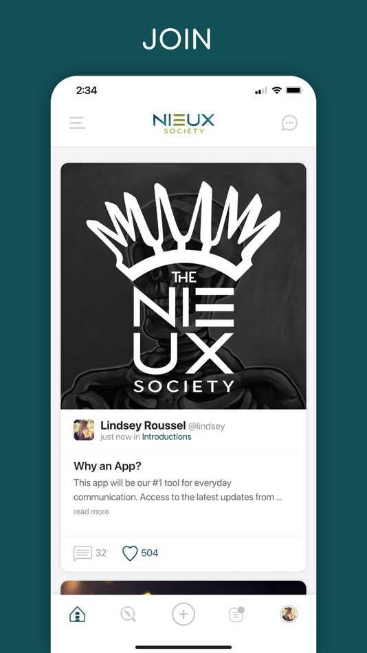 #1. Nieux Society (iOS) Podle: Honeycommb LLC