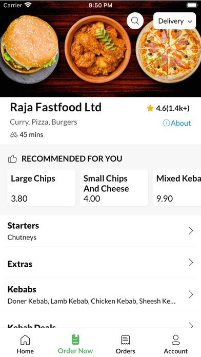 Raja Fastfood Ltd. Screenshot