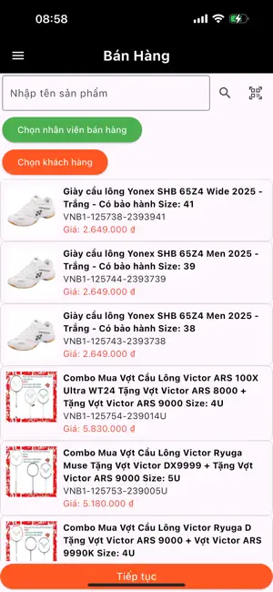 VNB Bán Hàng screenshot 2