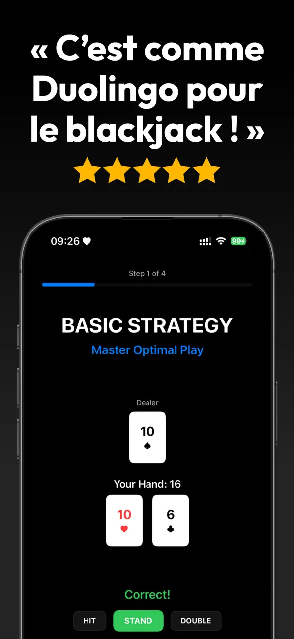 Screenshot #3 pour Blackjack training & stratégie