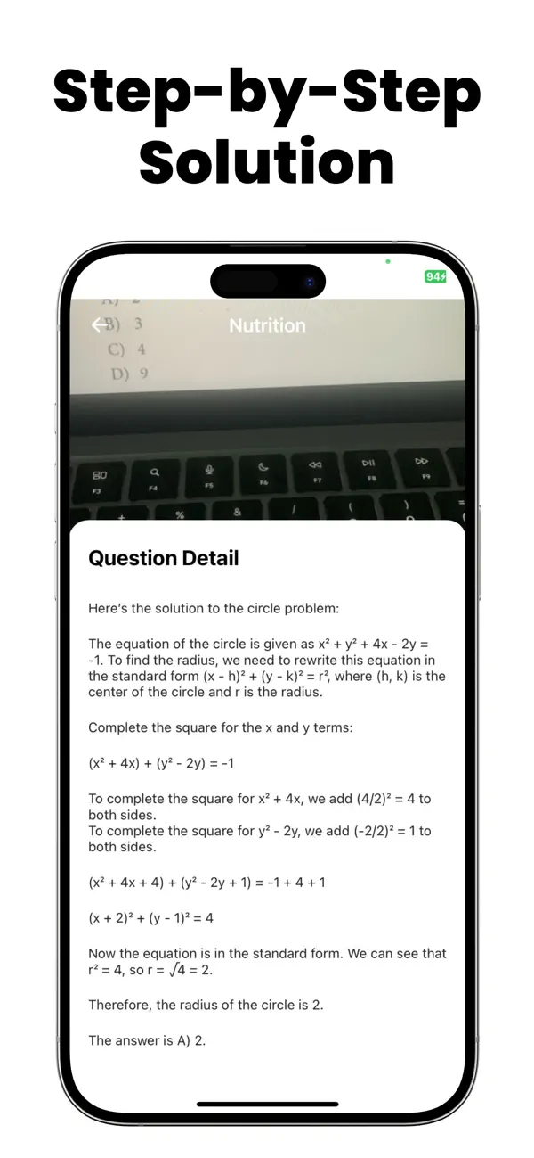 #2. SolveScan - Math Solver (iOS) By: EMRE SOZEN