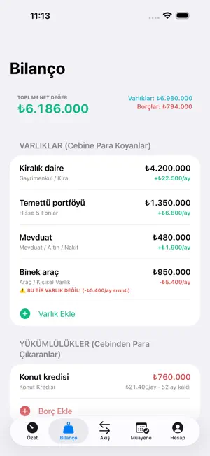 Finansal Özgürlük Takibi screenshot 4