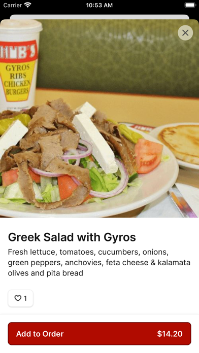 Hub's Restaurant To Go iPhone screenshot 4 - Food & Drink app