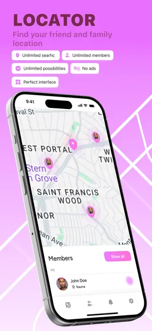 Family & Friends: GPS Tracker. screenshot 1