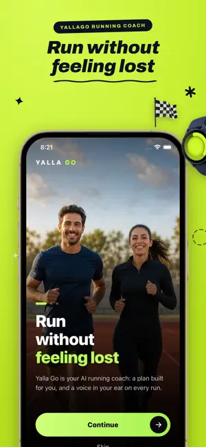 YallaGo Running Coach screenshot 1