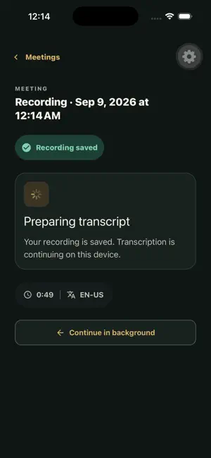 SourceNote: AI Meeting Notes screenshot 4