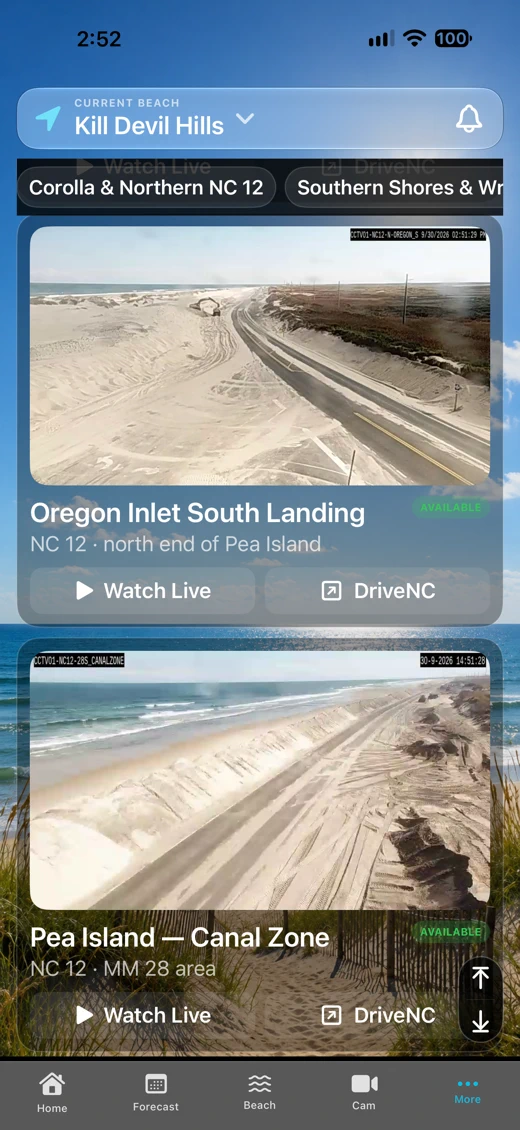 OBX Beach & Weather screenshot 4