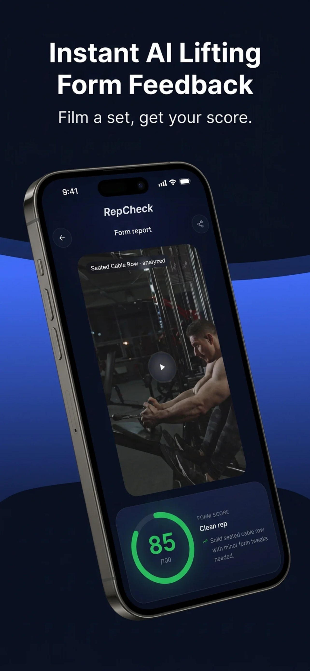 RepCheck - AI Form Coach screenshot 2