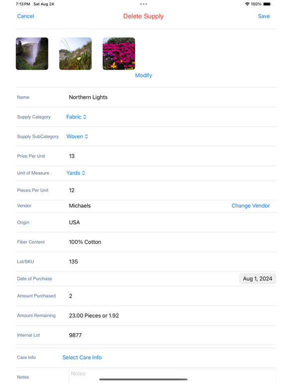 Craft It Safe iPad screenshot 4 - Productivity app