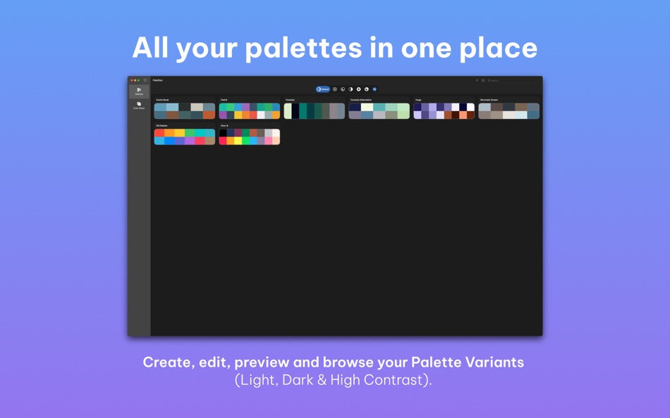 #1. Chroma: Palette Manager (macOS) 由: Jota Uribe