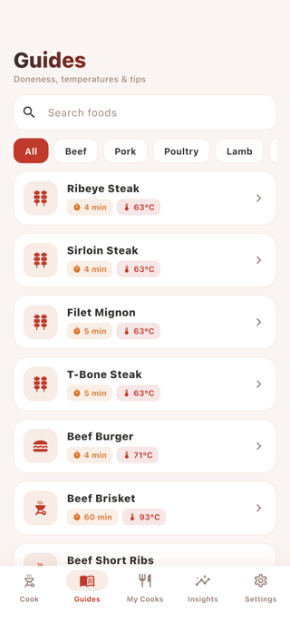 Grillory: BBQ Grill Timer Screenshot 2 of 5