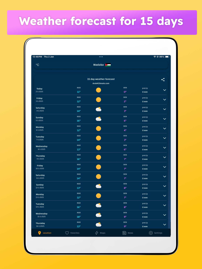Weather Arab climate