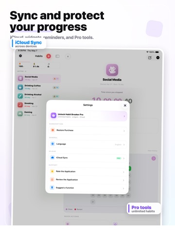 Habit Breaker - Quitter iPad screenshot