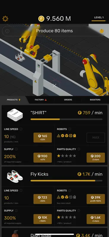 Factory: Idle & Tycoon Game screenshot 2 of 5