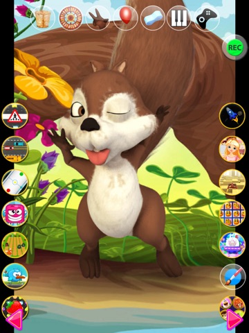 Talking Baby Squirrel iPad screenshot