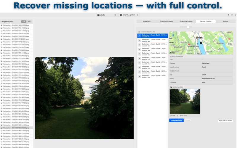 App screenshot