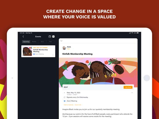 Black Possibilities iPad screenshot 4 - Social Networking app