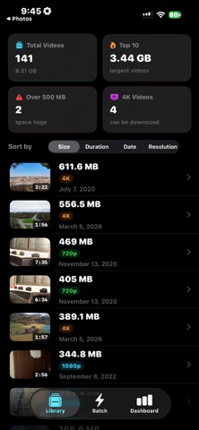 Video Compressor & Space Saver screenshot