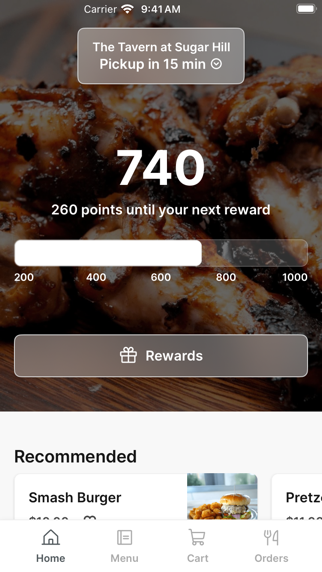 The Tavern at Sugar Hill app screenshot