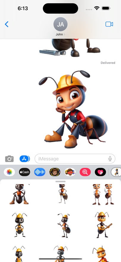 Worker Ant Stickers
