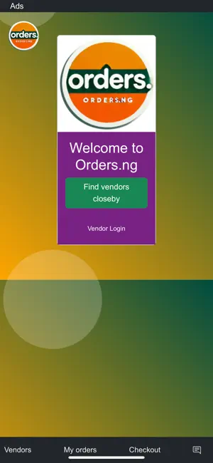 Orders App: Find vendors close screenshot 1