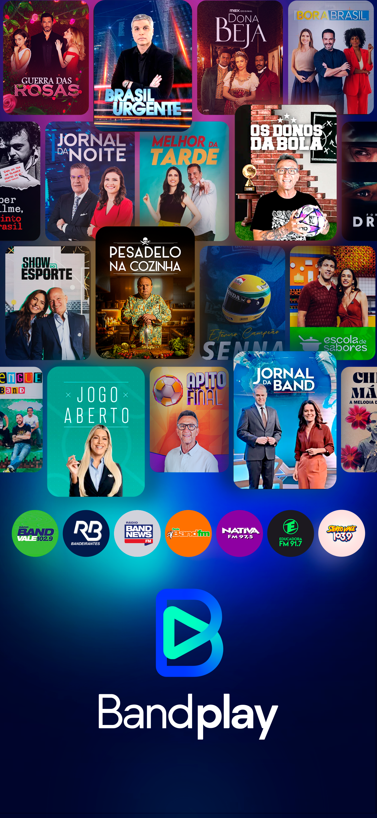 Bandplay: Band, Filmes e +