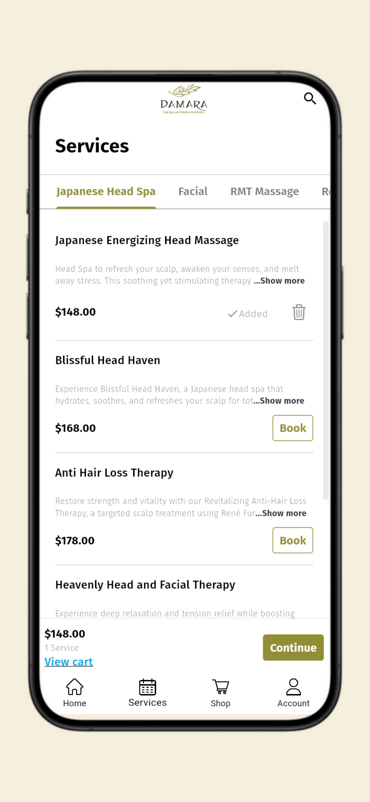 Screenshot 2 of Damara Day Spa Fallsview