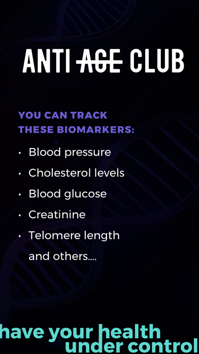 Screenshot #1 pour Anti Age Club - Longevity app
