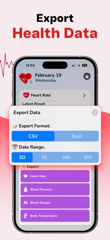 Heart Rate Monitor heartbeat iPhone screenshot