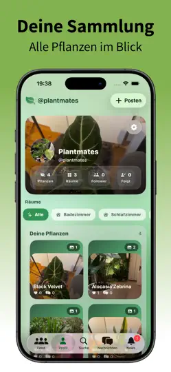 Screenshot von PlantMates - Pflanzen & Pflege auf dem iPhone 2