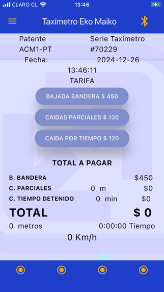 Taximetro EM900 screenshot