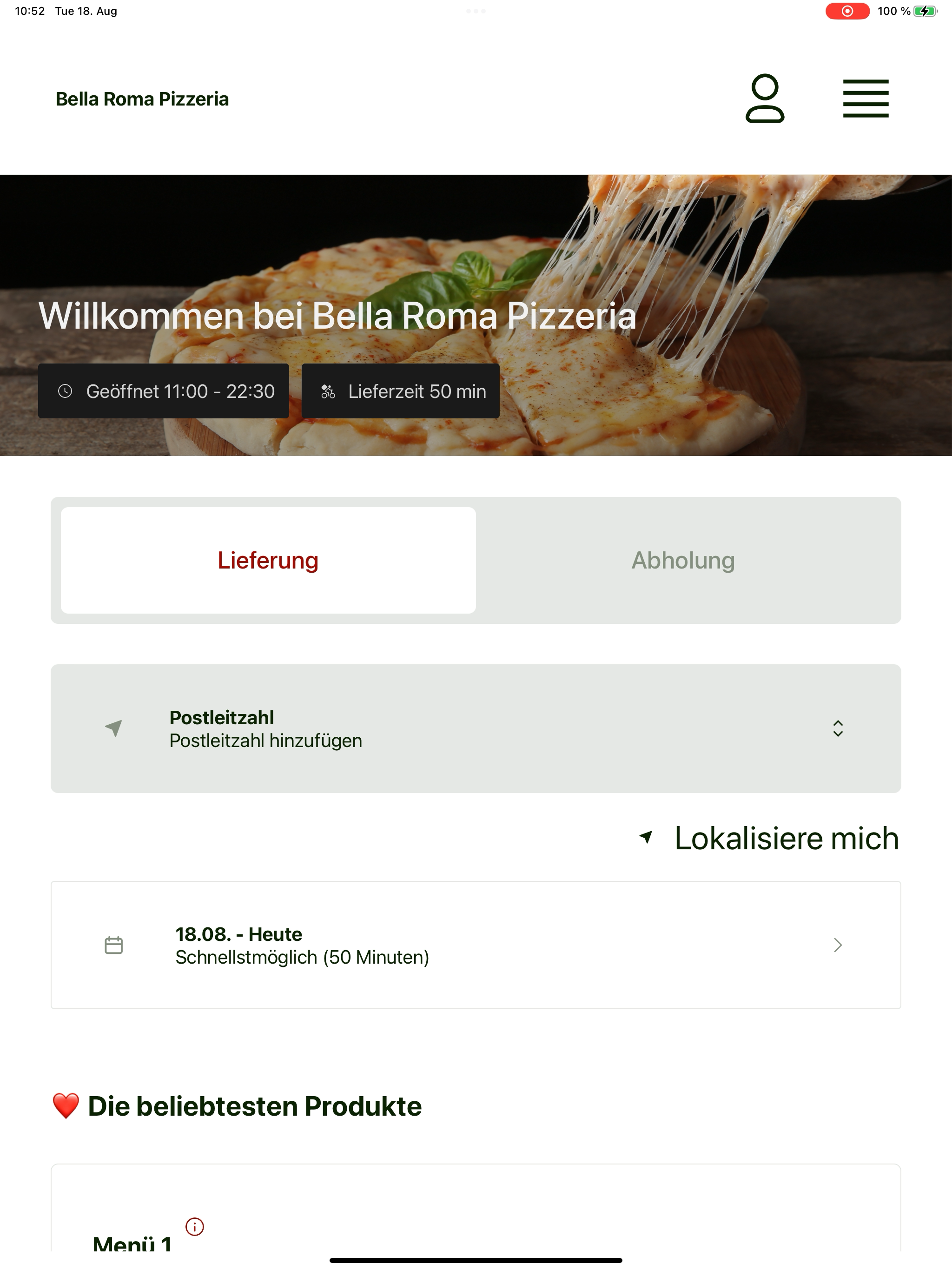 Bella Roma Pizzeria screenshot 14