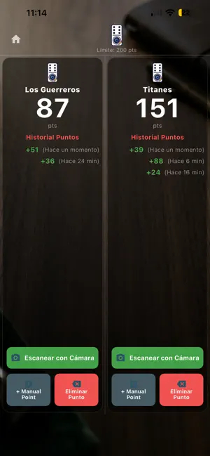 Domino Puntos Cam screenshot 2