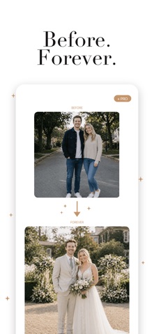 WedGlow: AI Wedding Photos iPhone screenshot