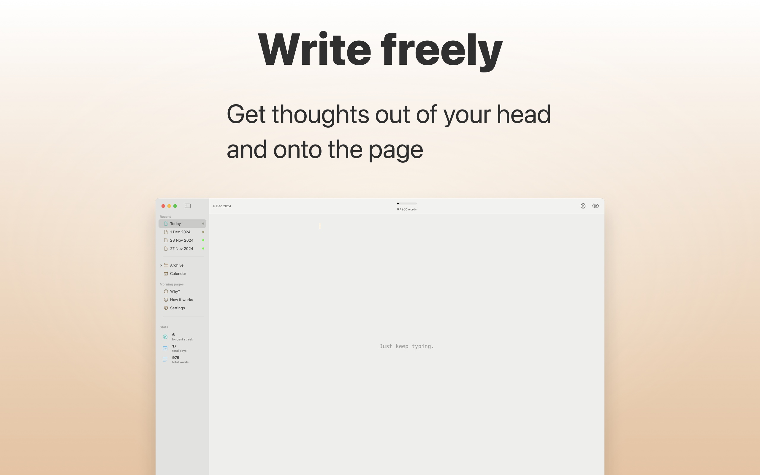 Morning pages screenshot 10