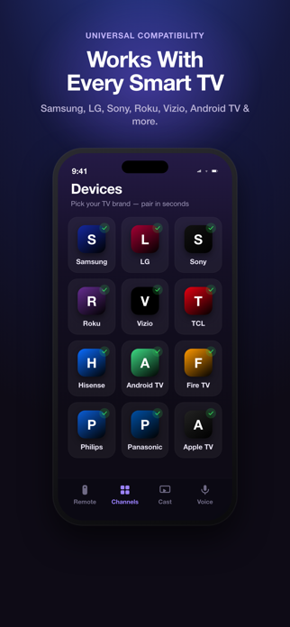 Universal control : Tv Remote Screenshot 3 of 5